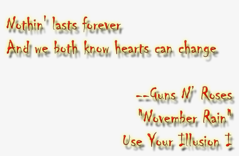 November Rain, transparent png #6249342