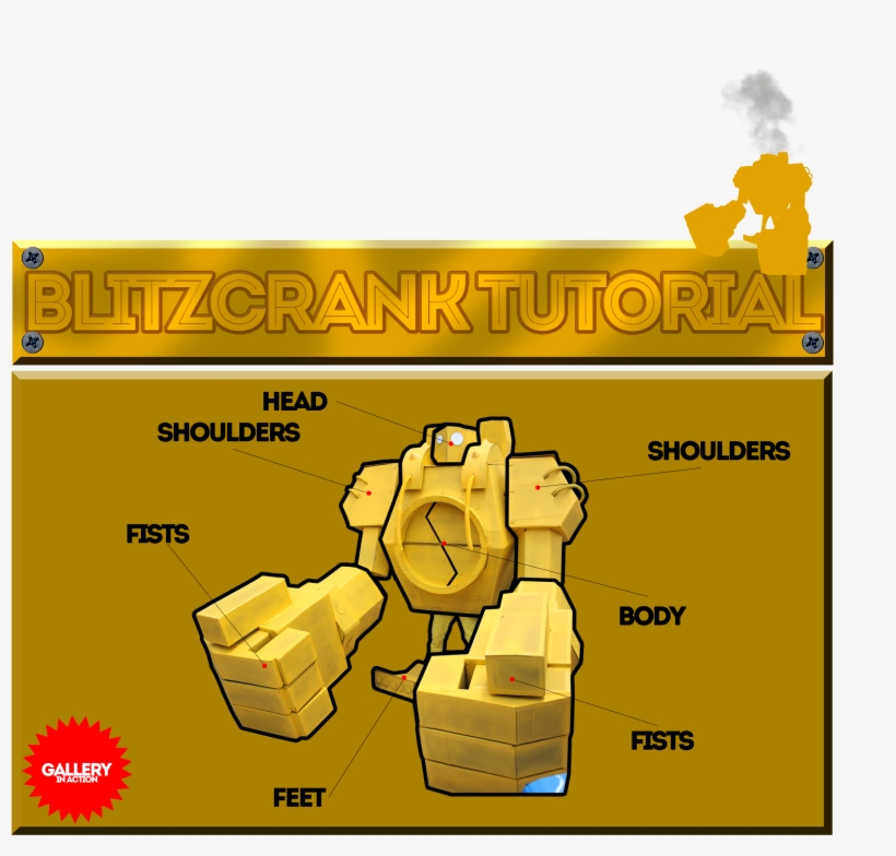 Blitzcrank - Graphic Design, transparent png #6249576
