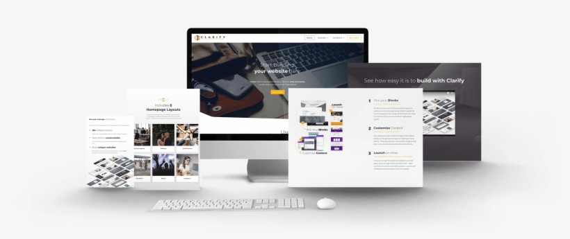 Clarify Theme - Web Page, transparent png #6250479