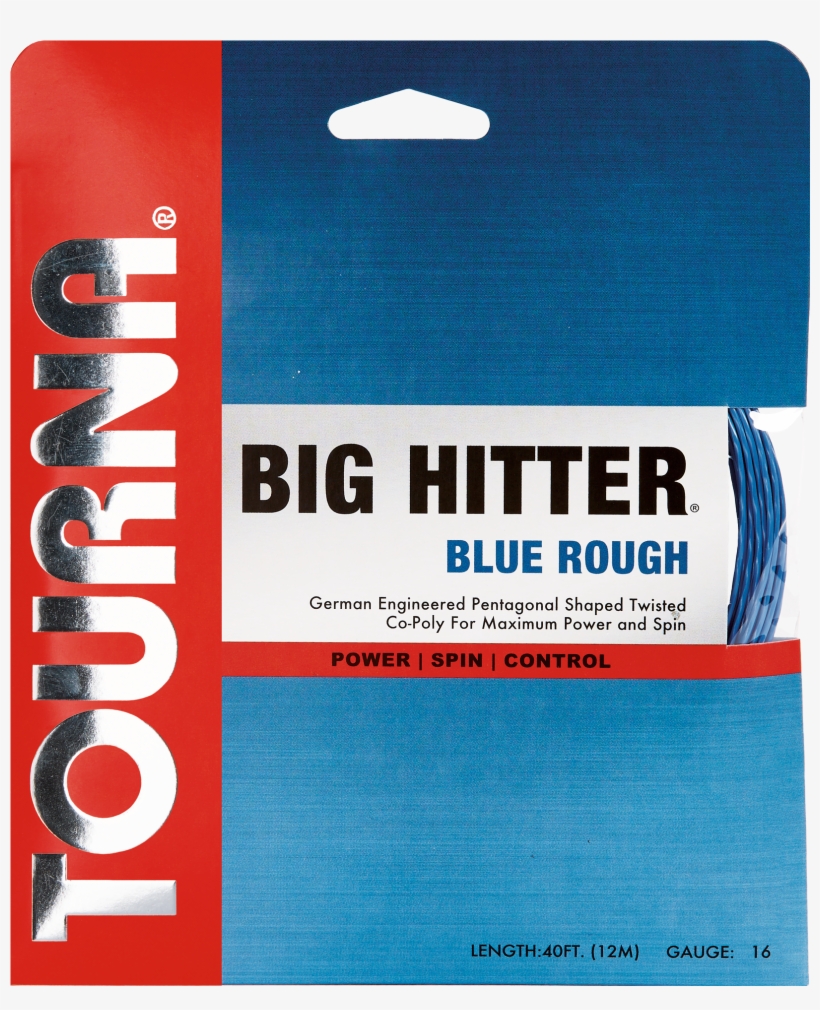 Tourna Big Hitter Blue Rough 16g - Tourna Big Hitter Silver, transparent png #6250834