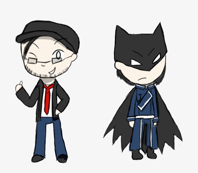 Maes As The Nostalgia Critic And Roy As Batman By Birdie1188 - Batman, transparent png #6250877
