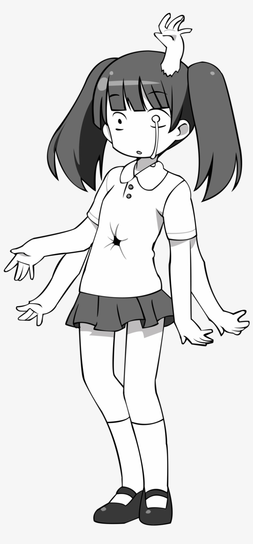 Yume Nikki Monoko Deviantart, transparent png #6251120