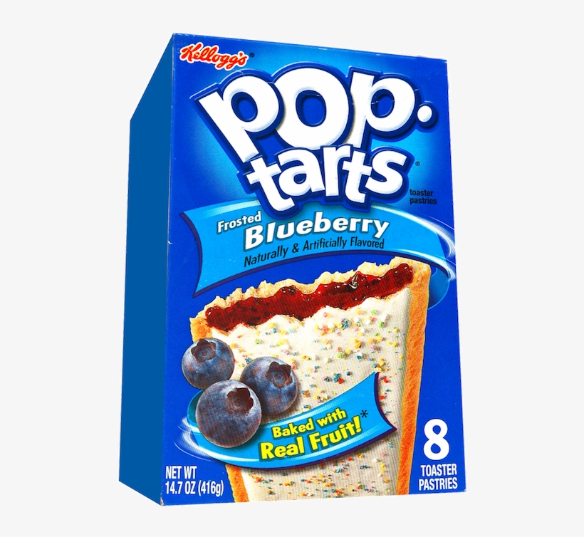 Kellogg's Pop Tarts Blueberry - Frosted Pop Tarts Strawberry, transparent png #6251682