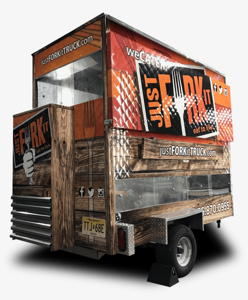 The Just Fork In Mobile Cart - Just Fork It Food Truck, transparent png #6252097