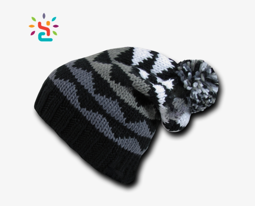 Crochet Rasta Pom Beanie Cloche Hat Free Pattern Ribbed - Cuglog K2 Slouch Beanies Beany For Men Women Pom Pom, transparent png #6252504