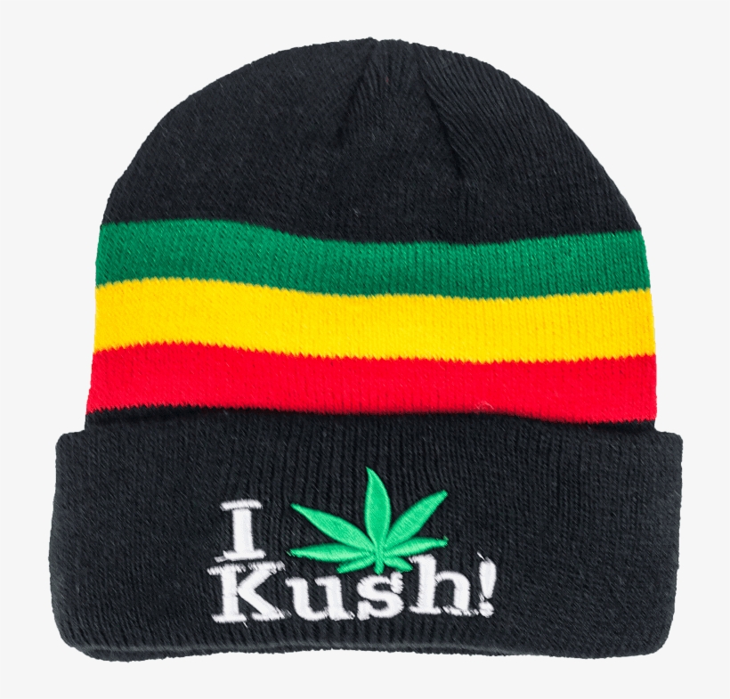 I Love Kush Beanie Rasta / Regular - Beanie, transparent png #6252905
