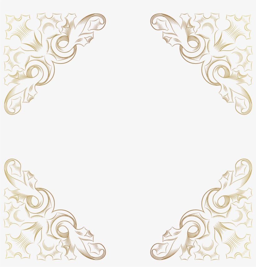 Gold Corner Png, transparent png #6253092
