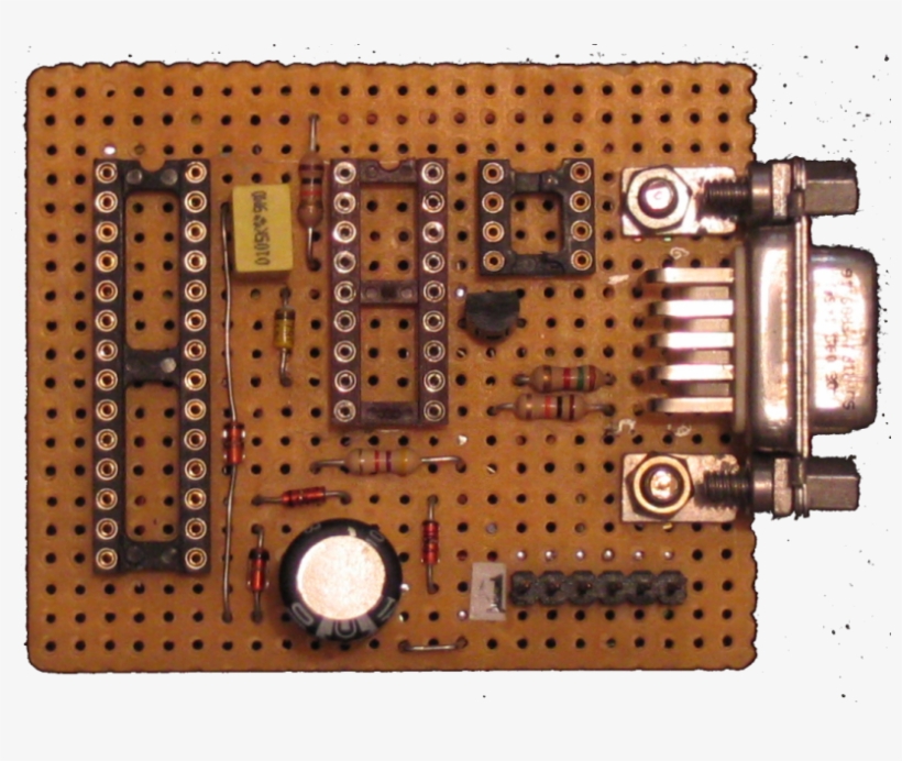 This Is An Image Of My Hand-made Serial Port Programmer,, transparent png #6253512