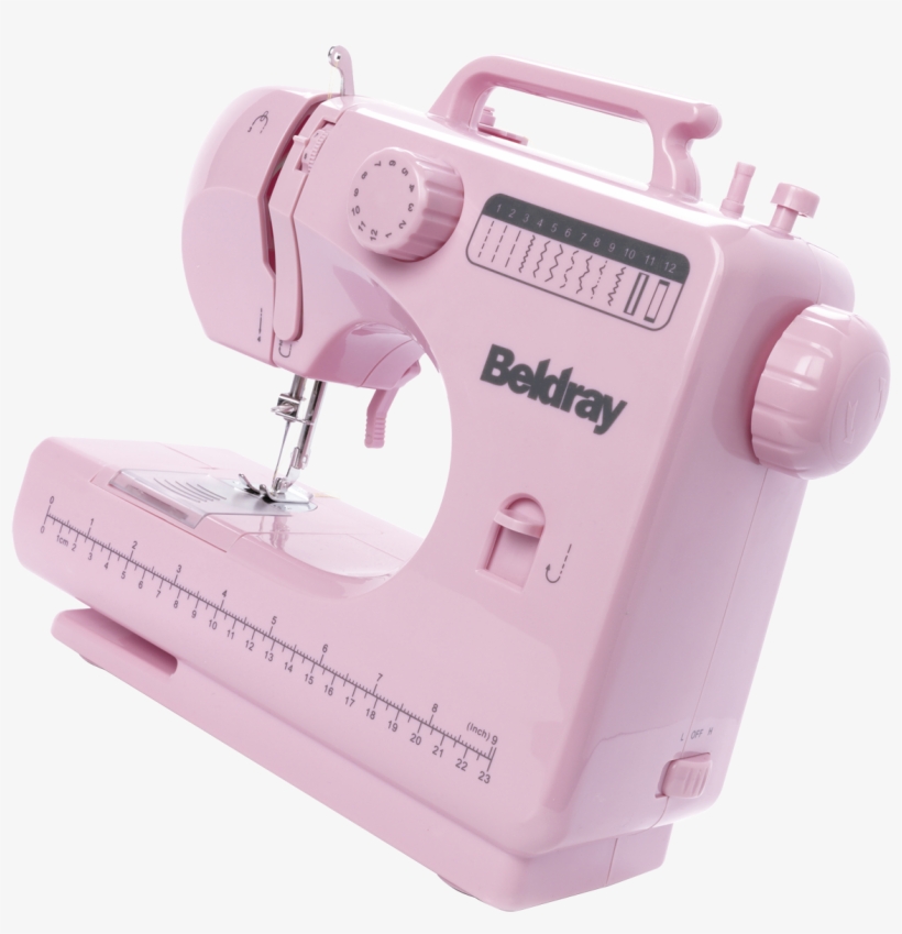 Beldray 12 Stitch Sewing Bundle Pink - Beldray Sewing Machine Pink, transparent png #6254120