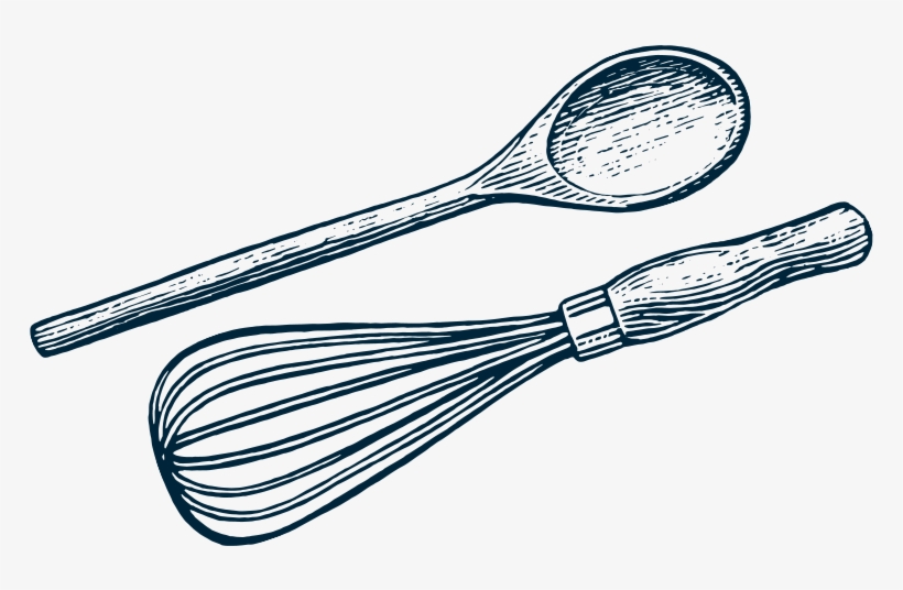 Clip Black And White Stock Tours Pcc Community Markets - Spoon And Whisk, transparent png #6254530