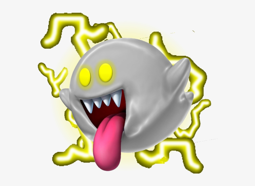 Electric Boo - Fantendo Boo, transparent png #6256649