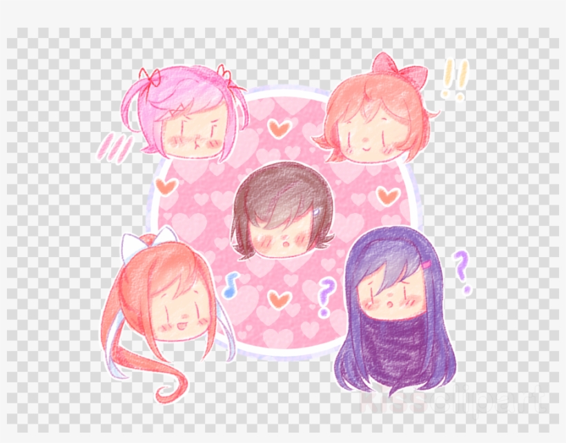 Doki Doki Literature Club Player Fanart Clipart Doki, transparent png #6258566