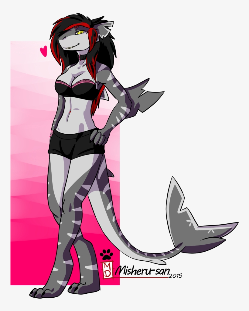 Sexy Shark By Misheru-san, transparent png #6258628