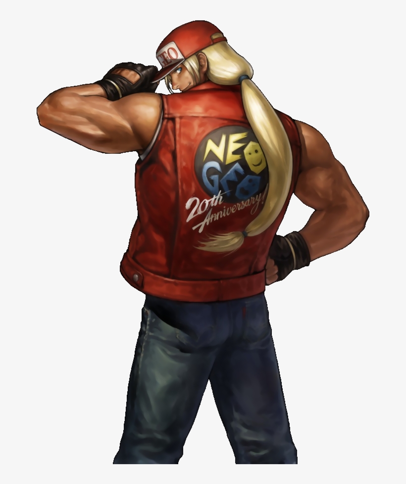 Terry Bogard With The Neo Geo 20th Anniversary On The - Neo Geo 20th Anniversary, transparent png #6258688