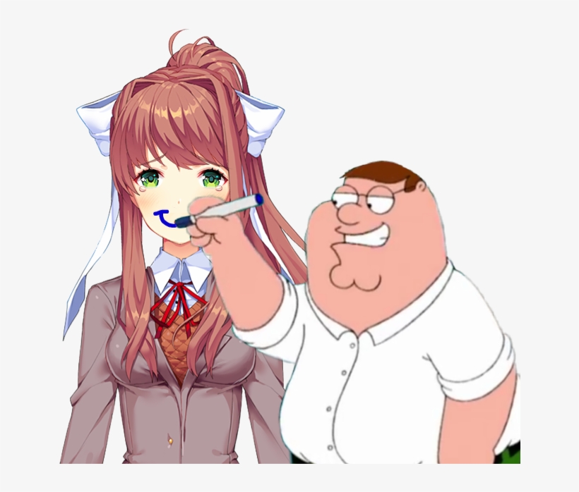 Funpls Dont Cri Monika - Doki Doki Literature Club Monika, transparent png #6258960