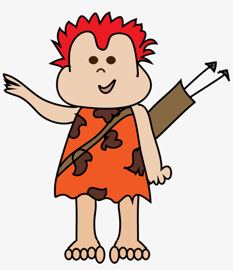 This Free Icons Png Design Of Cave Boy Pointing, transparent png #6259375