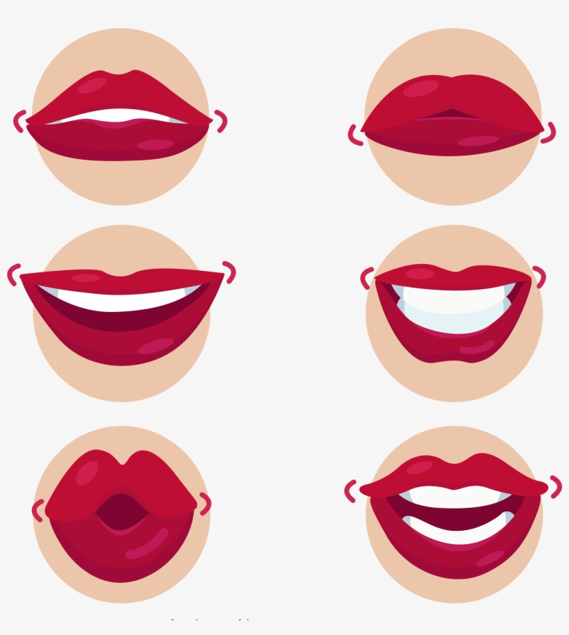 Mouth Kiss Cartoon Lips Transprent Png Free - Cartoon Lips, transparent png #6259429