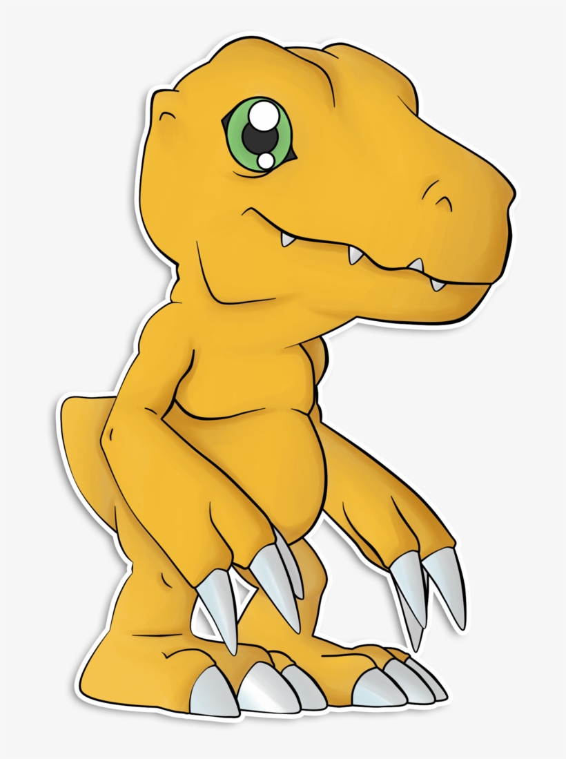 Agumon - Digimon Agumon, transparent png #6259662