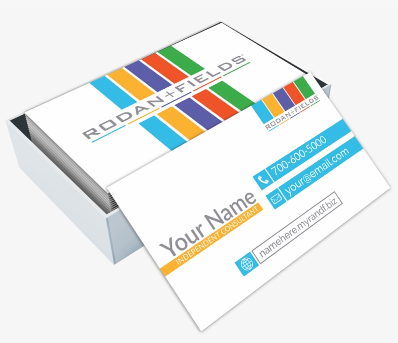 Custom Rodan Fields Business Card Design - Rodan + Fields, transparent png #6259667