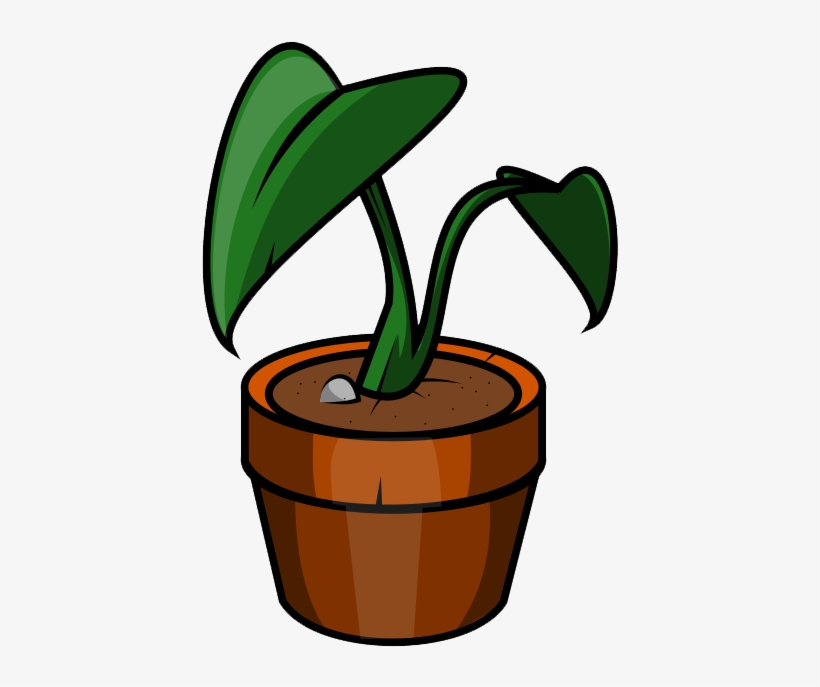 Graphic Black And White At Getdrawings Com Free For - Plant In Pot Clip Art, transparent png #6259723