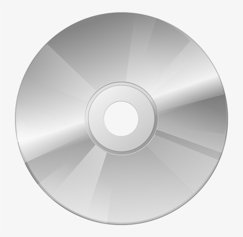 Cd, Dvd, Disc, Blue-ray, Music, Data, Computer - Cd Black And White, transparent png #6260218