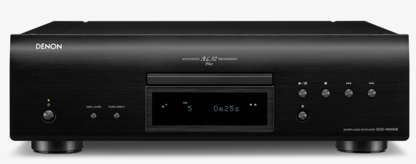 Denon Dcd1600ne Super Audio Cd Player - Denon 1600ne Cd Player, transparent png #6260495