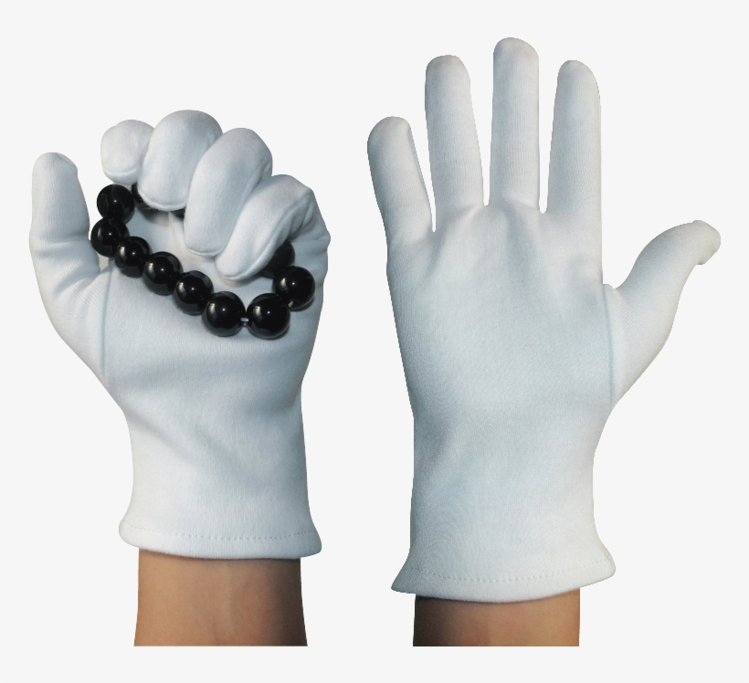 Cotton Padded White Gloves - Wool, transparent png #6261287