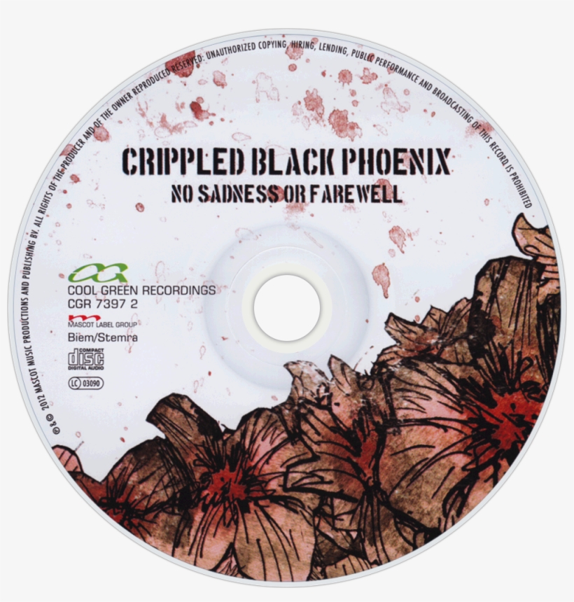 Crippled Black Phoenix No Sadness Or Farewell Cd Disc - No Sadness Or Farewell, transparent png #6261523