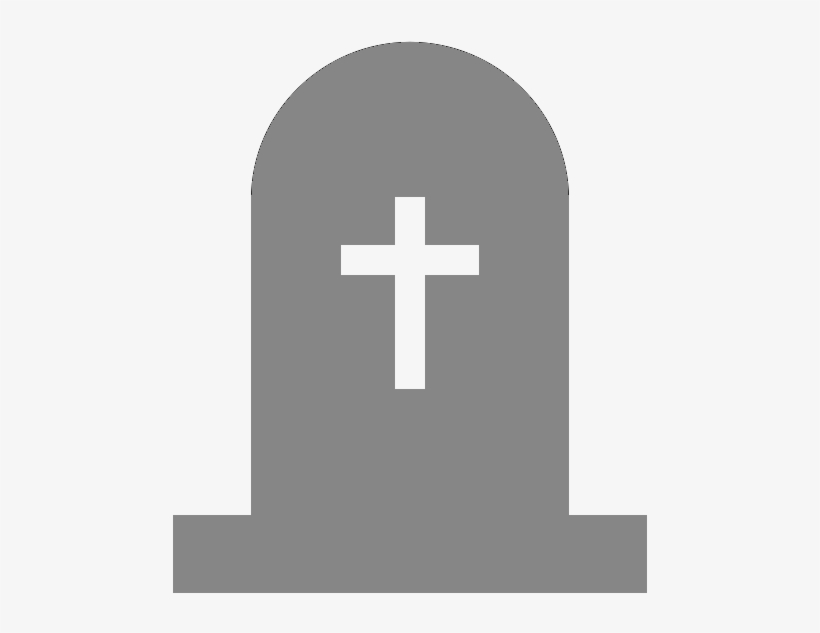Tombstone - Rip Symbol, transparent png #6262061