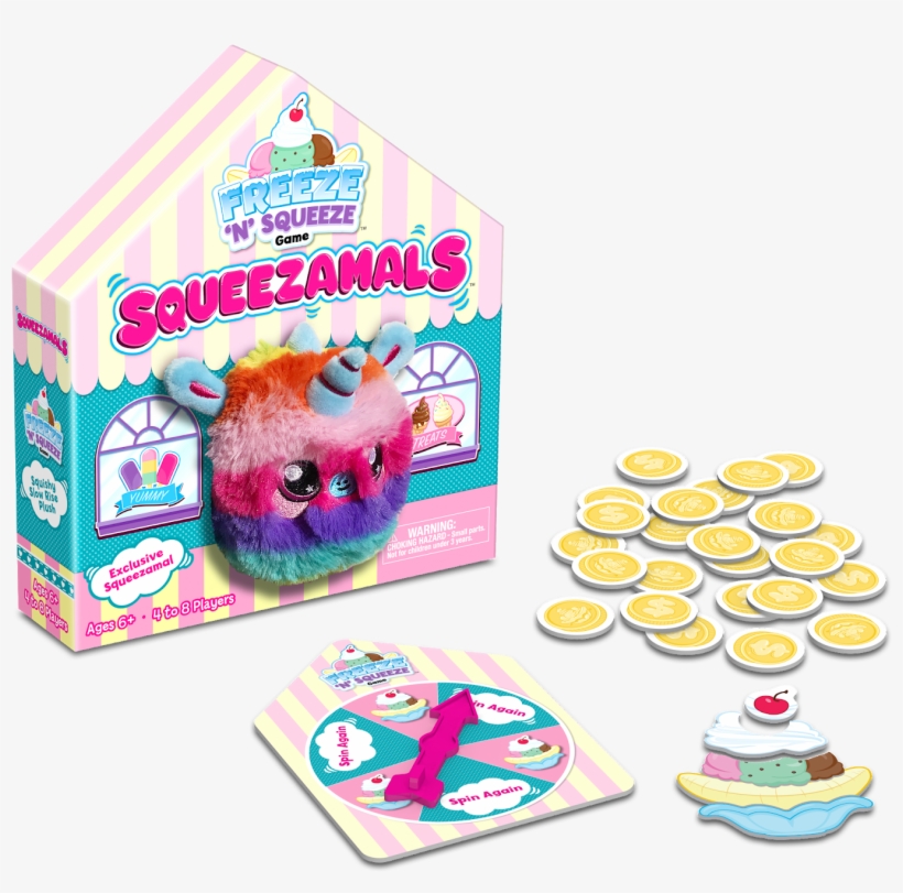 The New Squeezamals Freeze N' Squeeze Game Will Promote - Game, transparent png #6262941