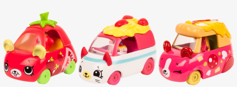 Shopkins Cutie Cars S3 3p ,moto Italiano, , Large - Shopkins Cutie Cars 3-pack, transparent png #6263006