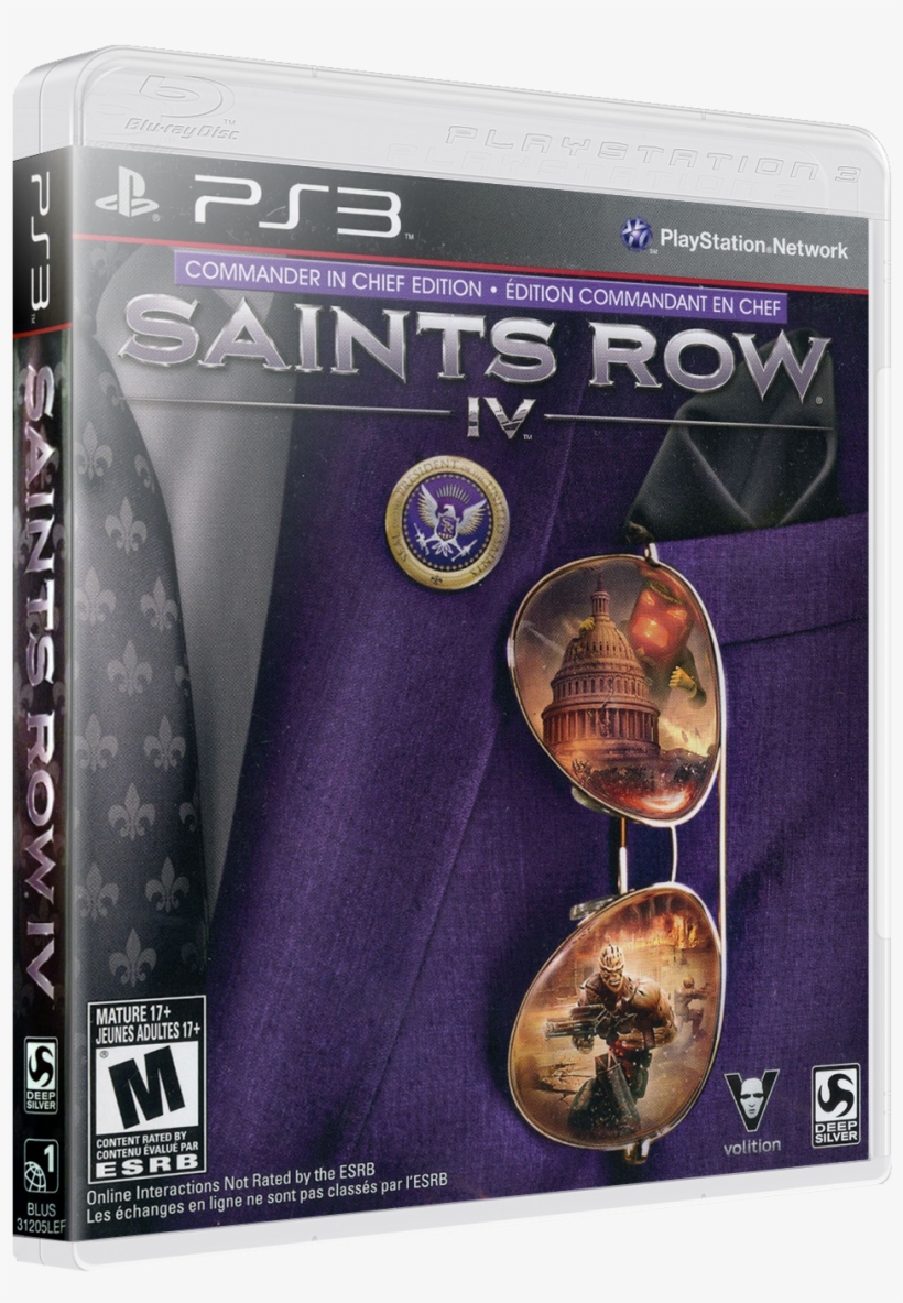Saints Row Iv - Saints Row Iv Commander In Chief Edition Ps3, transparent png #6263147