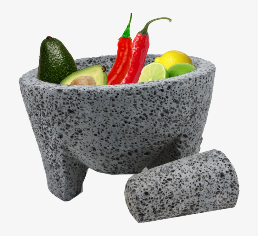 Clip Art Tlp Mexican Mortar And - Chefs Molcajete - Authentic Mexican Mortar And Pestle, transparent png #6263524