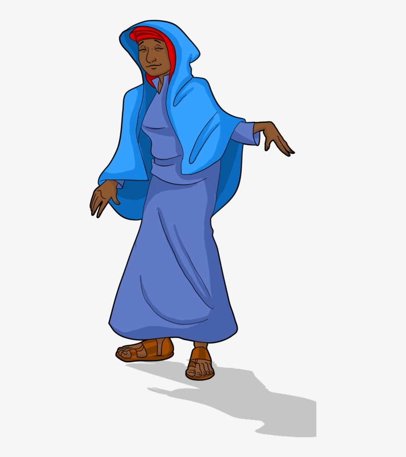 Villager Living In Capernaum During Time Of Yeshua - Women Of The Bible Clip Art, transparent png #6263790