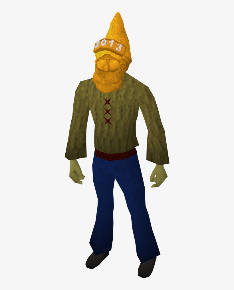 Requirements, Golden Gnome Hat 2013 Equipped - Costume, transparent png #6263793