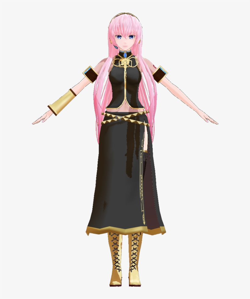 Luka Megurine - Ponytail, transparent png #6264401