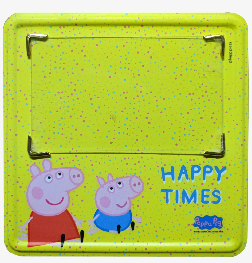 Happy Times With Peppa And George Photoframe - Cartoon, transparent png #6264867