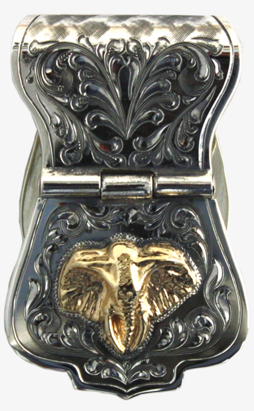 Vendor-unknown Collections Hand Engraved Hourglass - Money Clip, transparent png #6265423