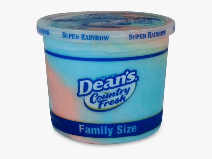 Dean's Country Fresh Super Rainbow Ice Cream Family - Deans Ice Cream, transparent png #6265528