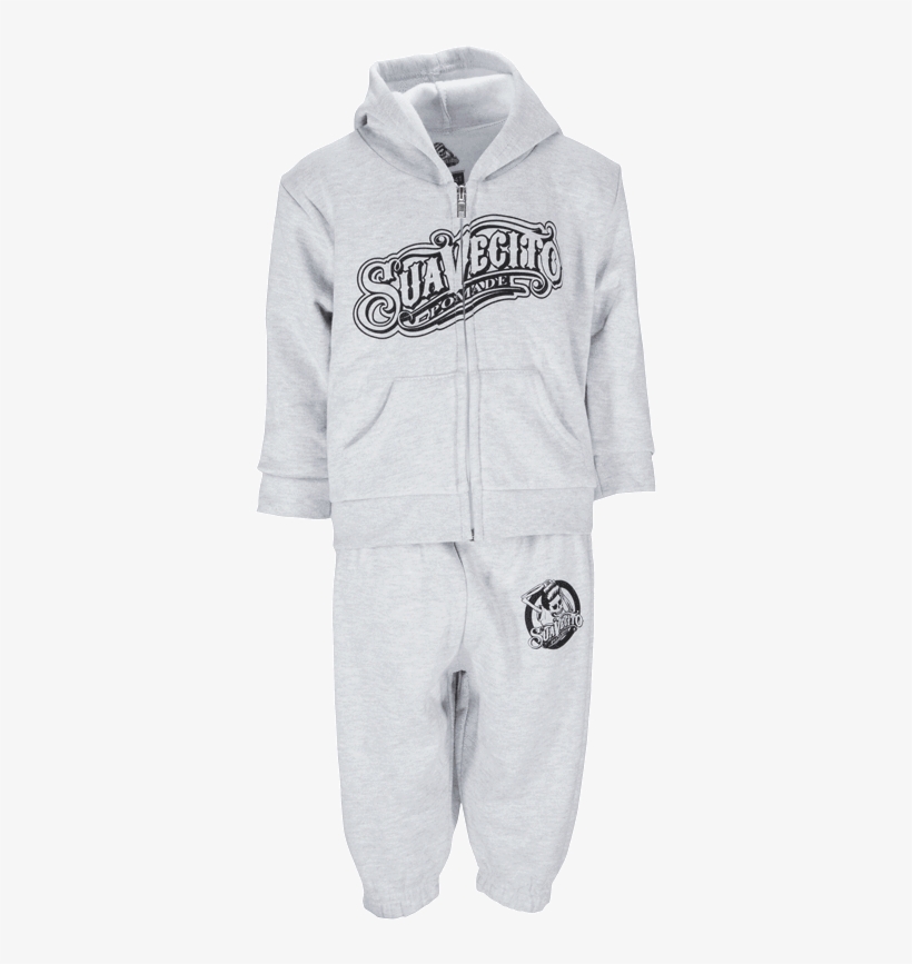 Og Sweatsuit - Infant's Grey - Front - Og Sweatsuit Toddler's, transparent png #6266311