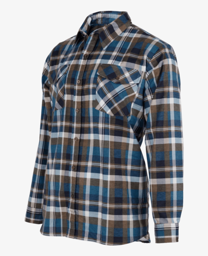 Stag Brushed Cotton Shirt - Plaid, transparent png #6267629