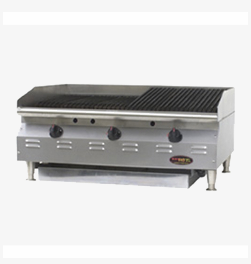 Eagle Clchrbl 48 Ng X Redhots Chef Line Charbroiler, - Eagle 24" Lava Rock Gas Charbroiler, transparent png #6267871