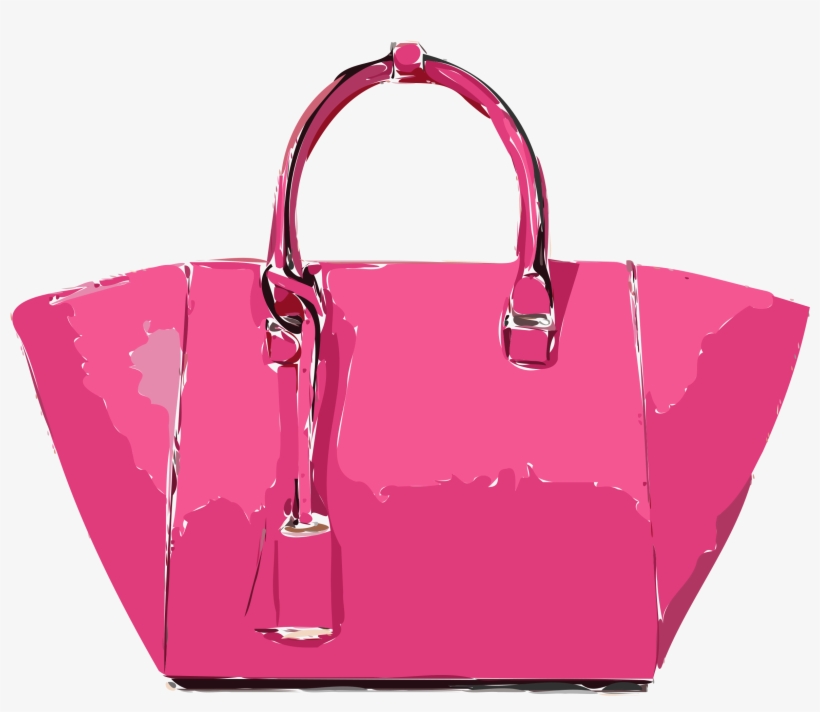 This Free Icons Png Design Of Pink Leather Handbag, transparent png #6268894