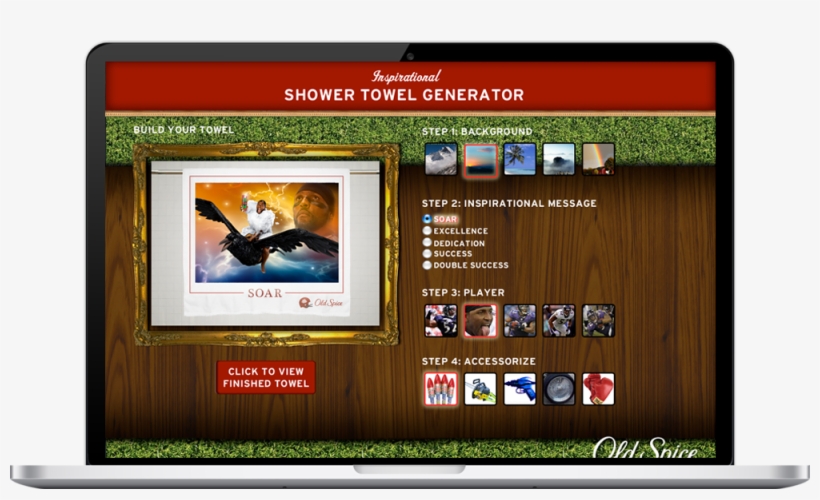 Oldspice Website Showertowel, transparent png #6269345