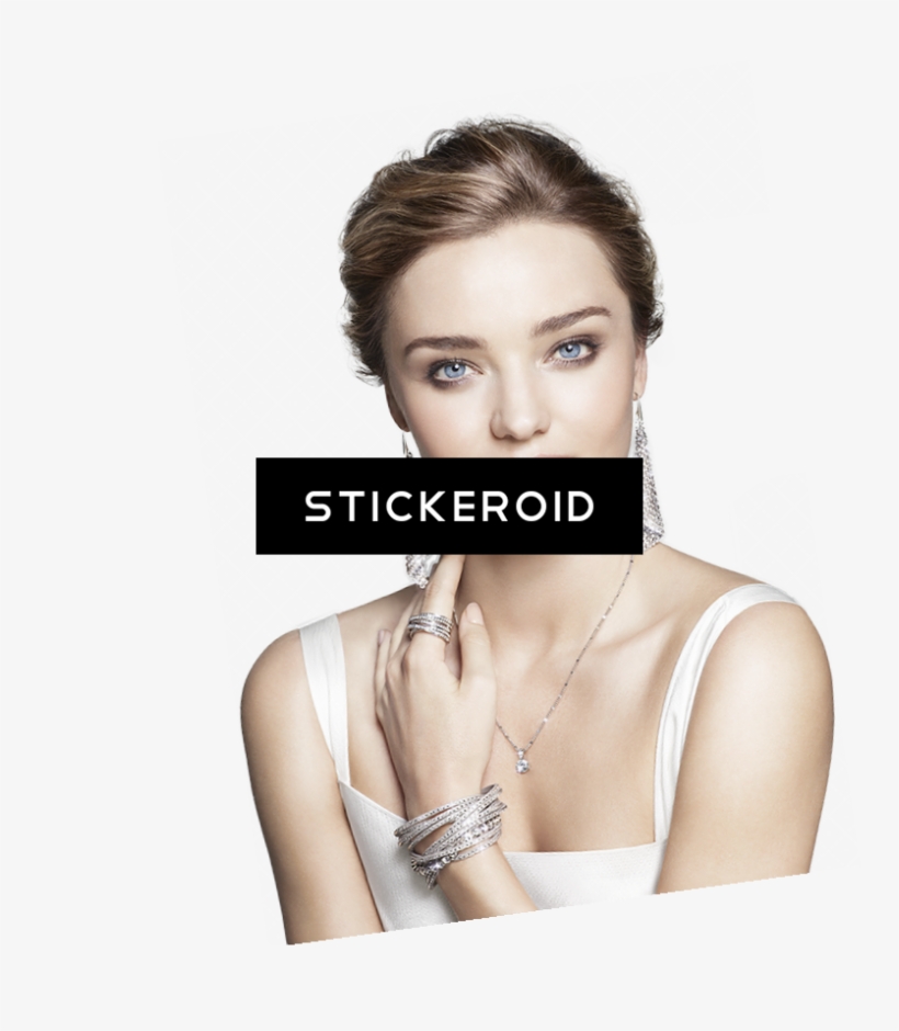Miranda Kerr - Swarovski Slake Gray Bracelet White, transparent png #6271450