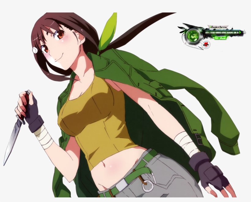 They Meet Shinobu, Who Looks Like A Wreck Because She - Monogatari Series, transparent png #6271906