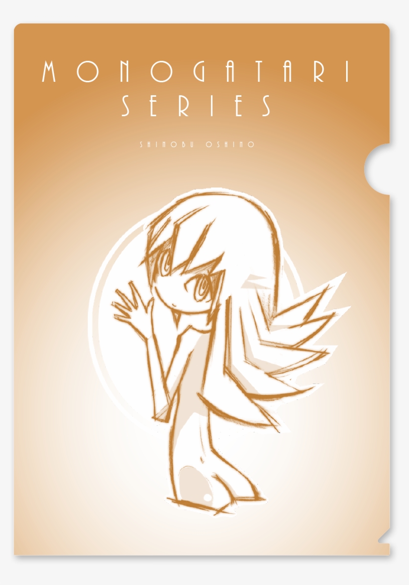 クリアファイル仕様 - Monogatari Series A4 Clear File: Monogatari Series, transparent png #6272297