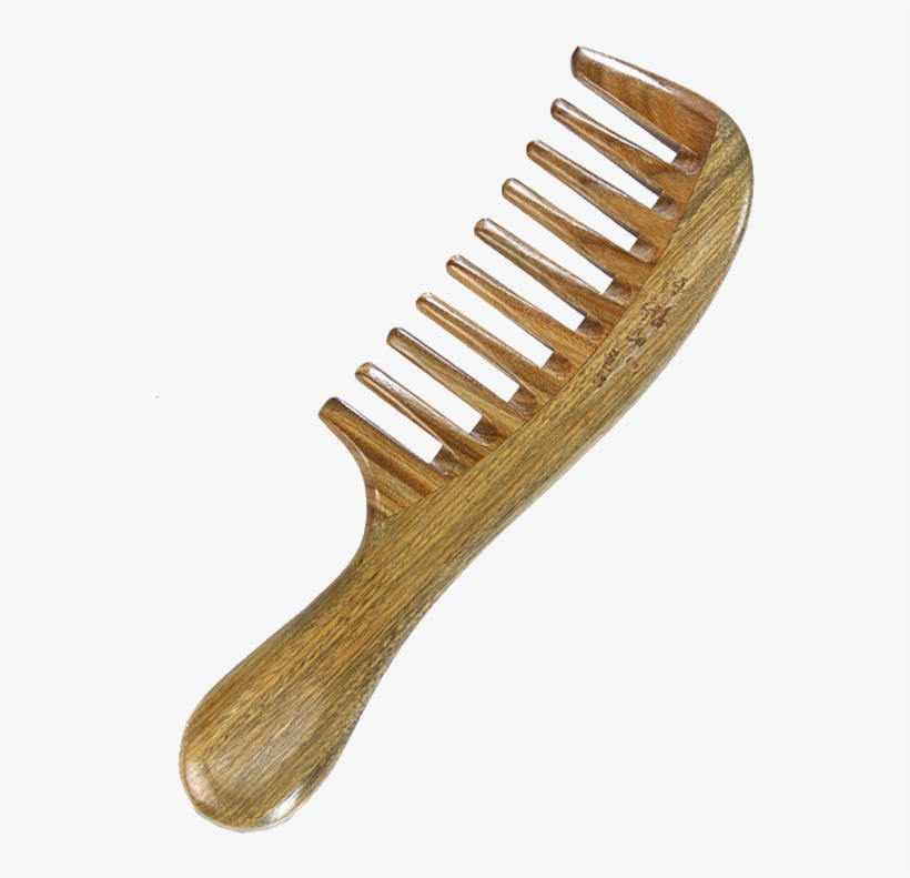 Small Plum Green Sandalwood Comb Home Big Hair Comb - Brush, transparent png #6273666