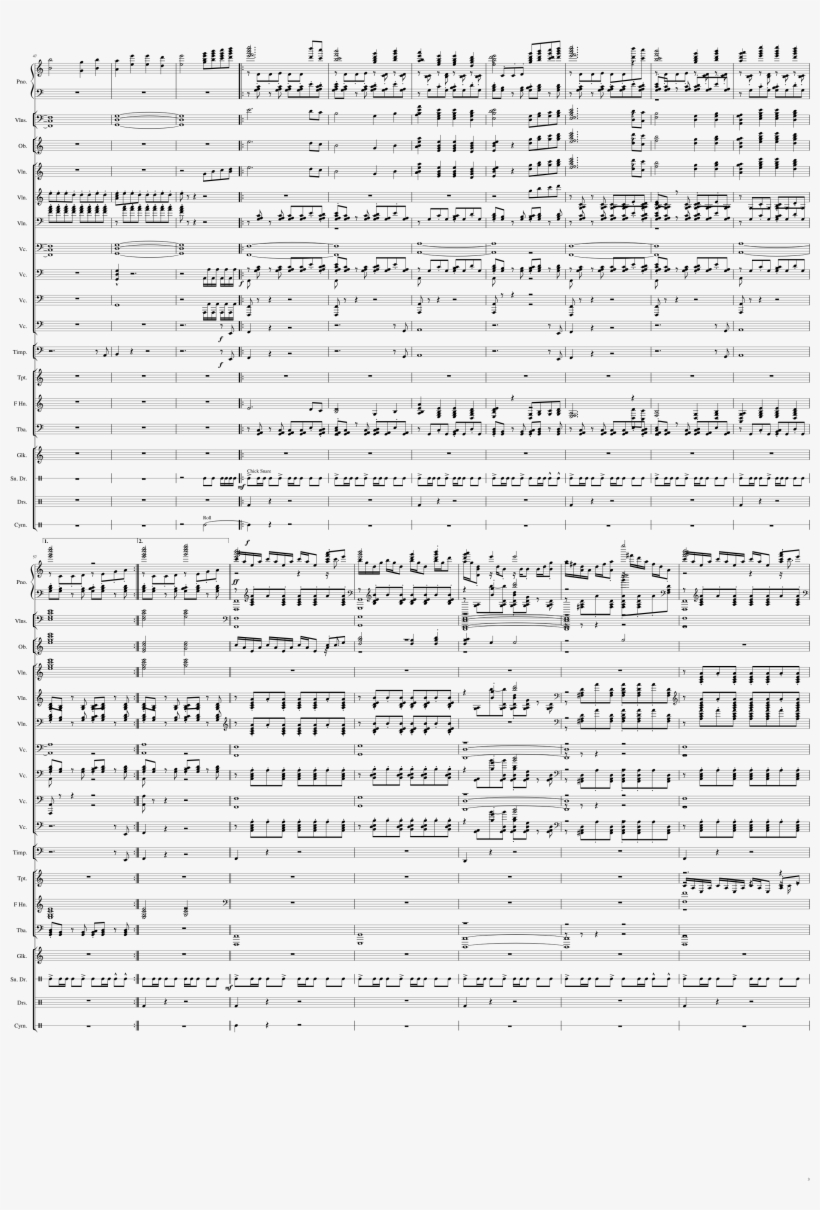Pokemon Mystery Dungeon 2 Sacrifice Sheet Music 3 Of - Document, transparent png #6274579