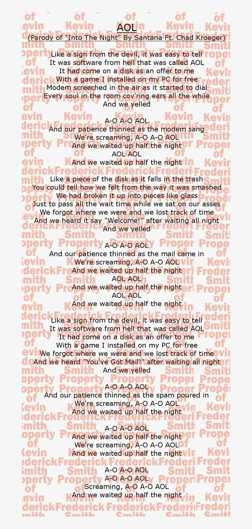 Aol - Document, transparent png #6274696